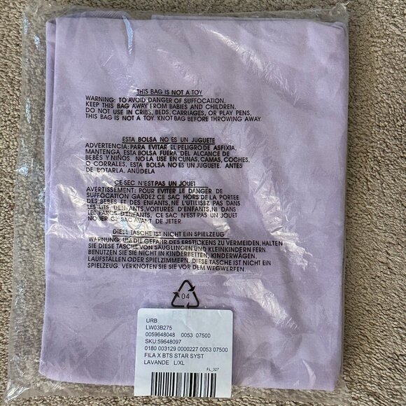 BTS X FILA Voygager Collection- LAVENDER - Picture 3 of 3